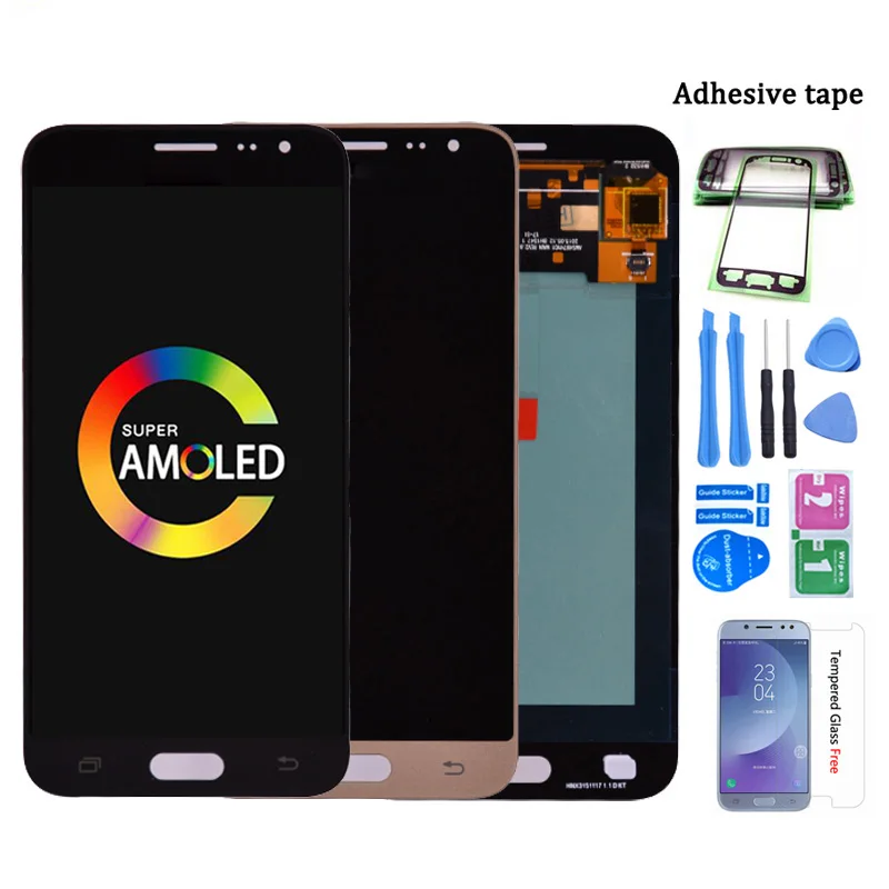 Дисплейный модуль для Samsung Galaxy J3 чёрный/белый/золотой