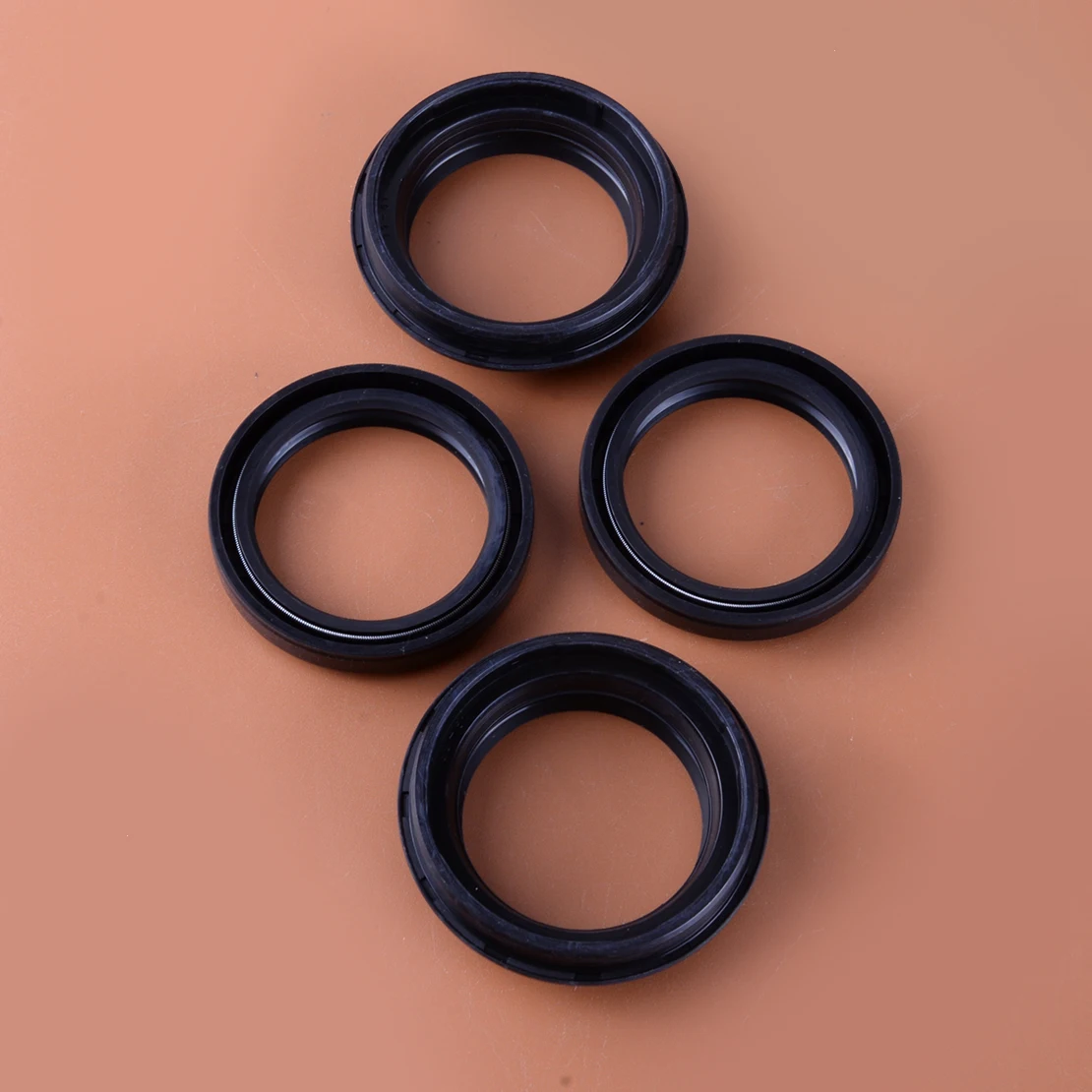 

4Pcs Motorbike Fork Oil Dust Seal Kit Fit for Honda Nighthawk 700S CB700SC 1984-1986 Shadow VLX 600 VT600CD Deluxe 1993-2007