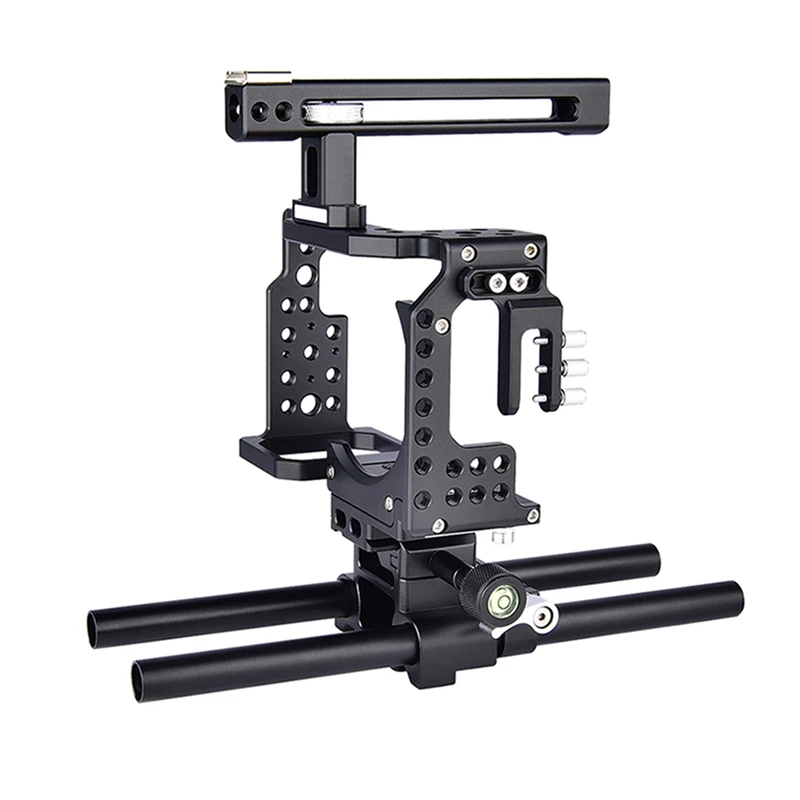

A7 Camera Cage Professional Handle DSLR Rig Video Camera Stabilizer For Sony Alpha A7 A7II A7III A7K A7S2 A7R2 A7R3 A7X