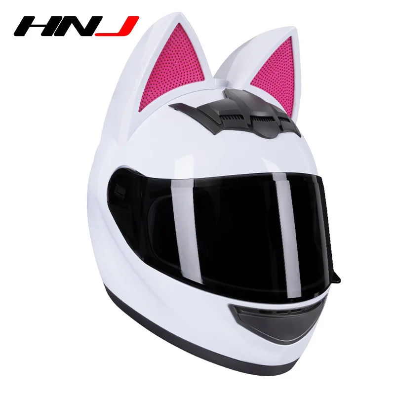Шлем для мотокросса мотошлем с кошачьими ушками одобрено DOT взрослые мужчины