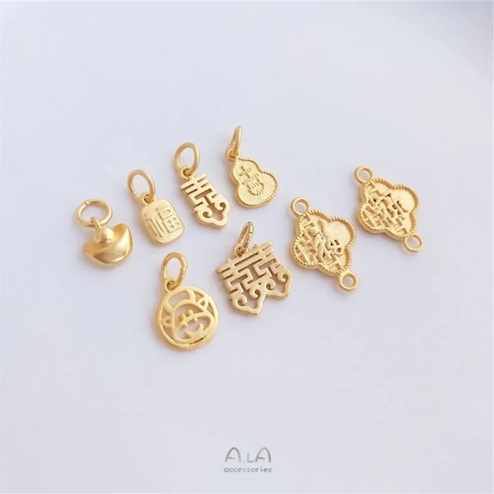 Вьетнам Ша Цзинь Цианг Сяо Фу бренд Xi слово Двойной кулон Ся Юань Бао двойной