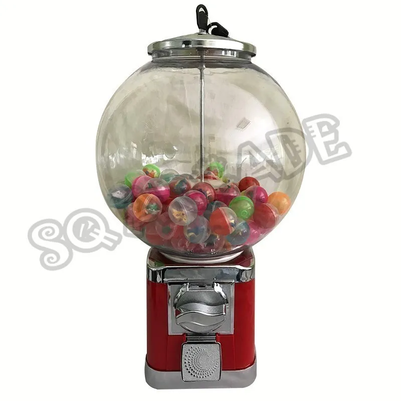 Capsule Toy Ball Bouncy Vending Machine Coin Operated With Stand Candy Dispenser