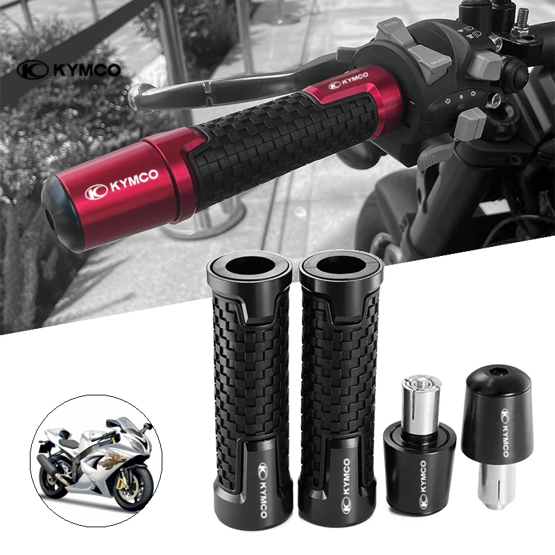 

For KYMCO Xciting 250 300 400 AK550 CT250 CT300 S400 CNC Motorcycle Accessories 7/8"22mm Handle grips handlebar grip ends Plug