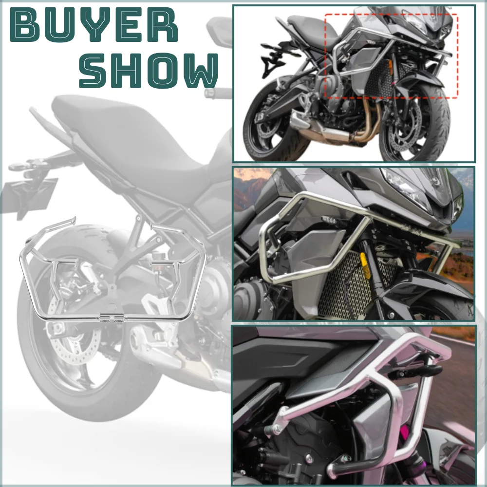 Верхний бампер из нержавеющей стали для Triumph Tiger Sport 660 2022 2023