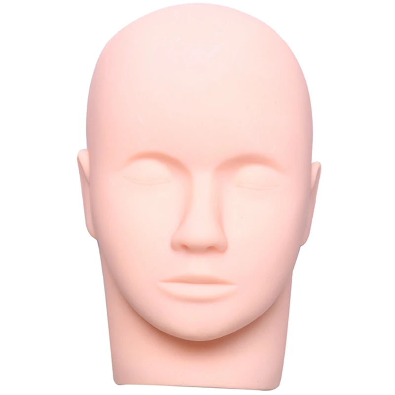 

Massage Mannequin Head Flat Eye Facial Eyelash Eyelash Extension Makeup Practice Cosmetic Model Professional Training Heads Tool