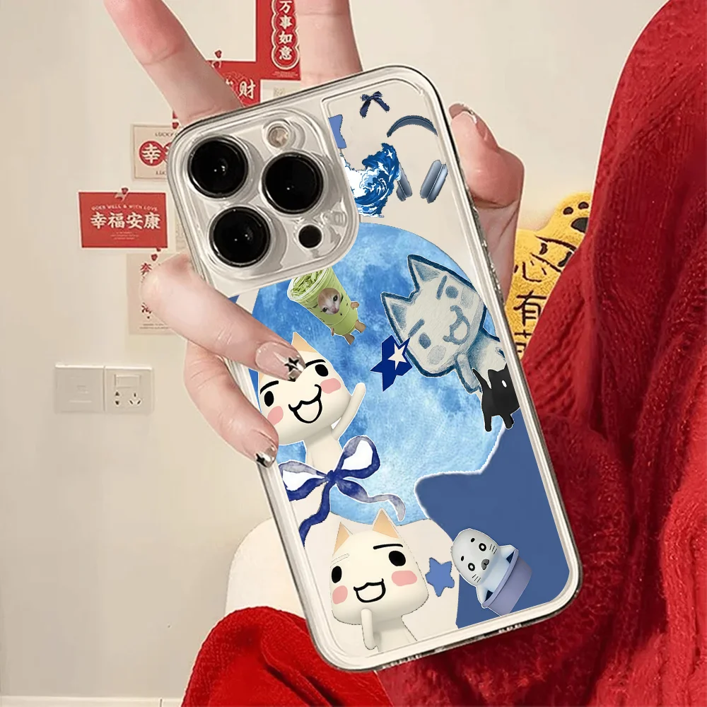 Милый мультяшный чехол для телефона T-Toro I-Inoue FUNDA для iPhone 12, 11, 13, 14, 15, 16, 17 MINI Max Pro Plus, противоударная мягкая прозрачная задняя крышка (art.: 3920d2f793cbc) - 3920d2f793cbc