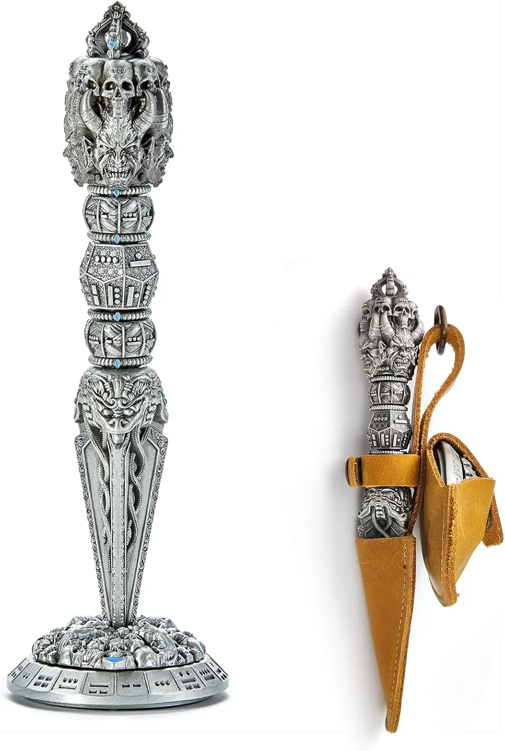 Уникальные кости-палочки для DND Dungeons and Dragons 7-в-1 Металлические кости-спиннеры D20 D12