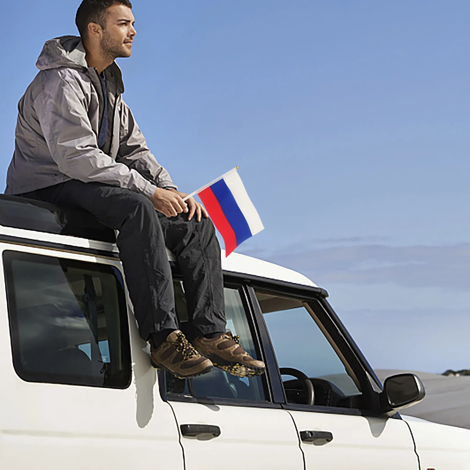 8 2X5 5 дюйма белый синий красный флаг Российской Федерации российский маленький