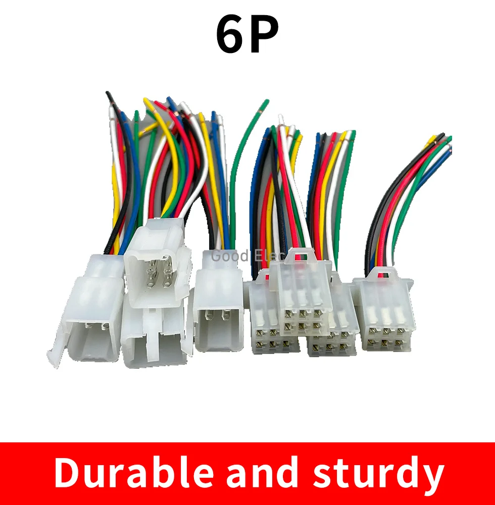 10 комплектов автомобильных разъемов 2 8 мм 6p литра см штекерные и женские