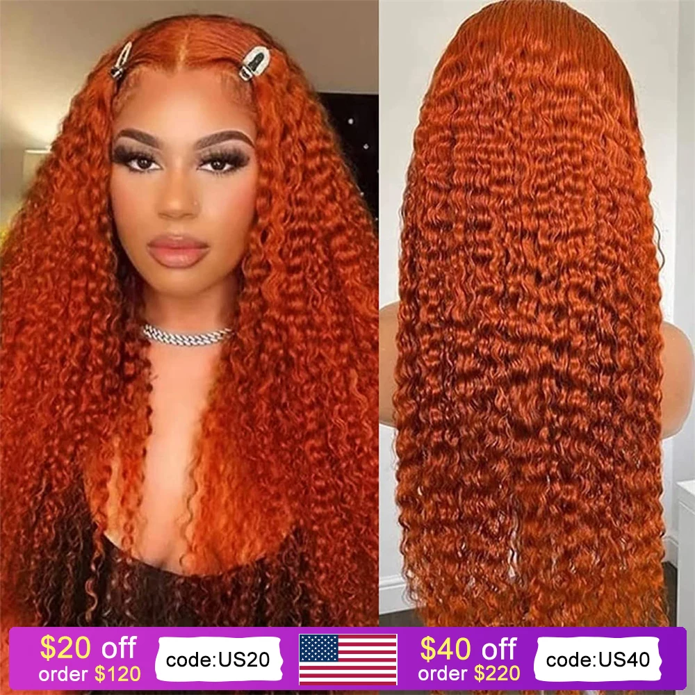 Ed Curly Transparent Lace Front Human Hair Wigs For Women Brazilian 180%