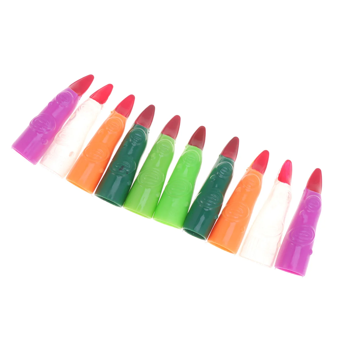 

10Pcs Witch Fingers Spooky Masquerade Finger Nails Nails Spooky Scary Finger for Party Costume ( Assorted Color )