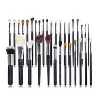 10152033 makeup brushes black luxurious premium animal hair eyeshadow brush set cosmetic tools professional makeup brush