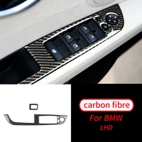 for bmw z4 e89 2009 2015 2pcs real carbon fiber car window switch lift panel button frame cover trim series auto accessories