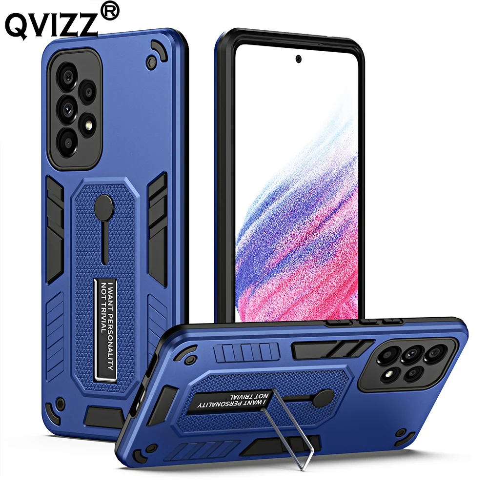 

Luxury Invisible Bracket Case for Samsung Galaxy A13 4G Shockproof Finger Ring Buckle Holder Phone Cover SamsungA13 GalaxyA13