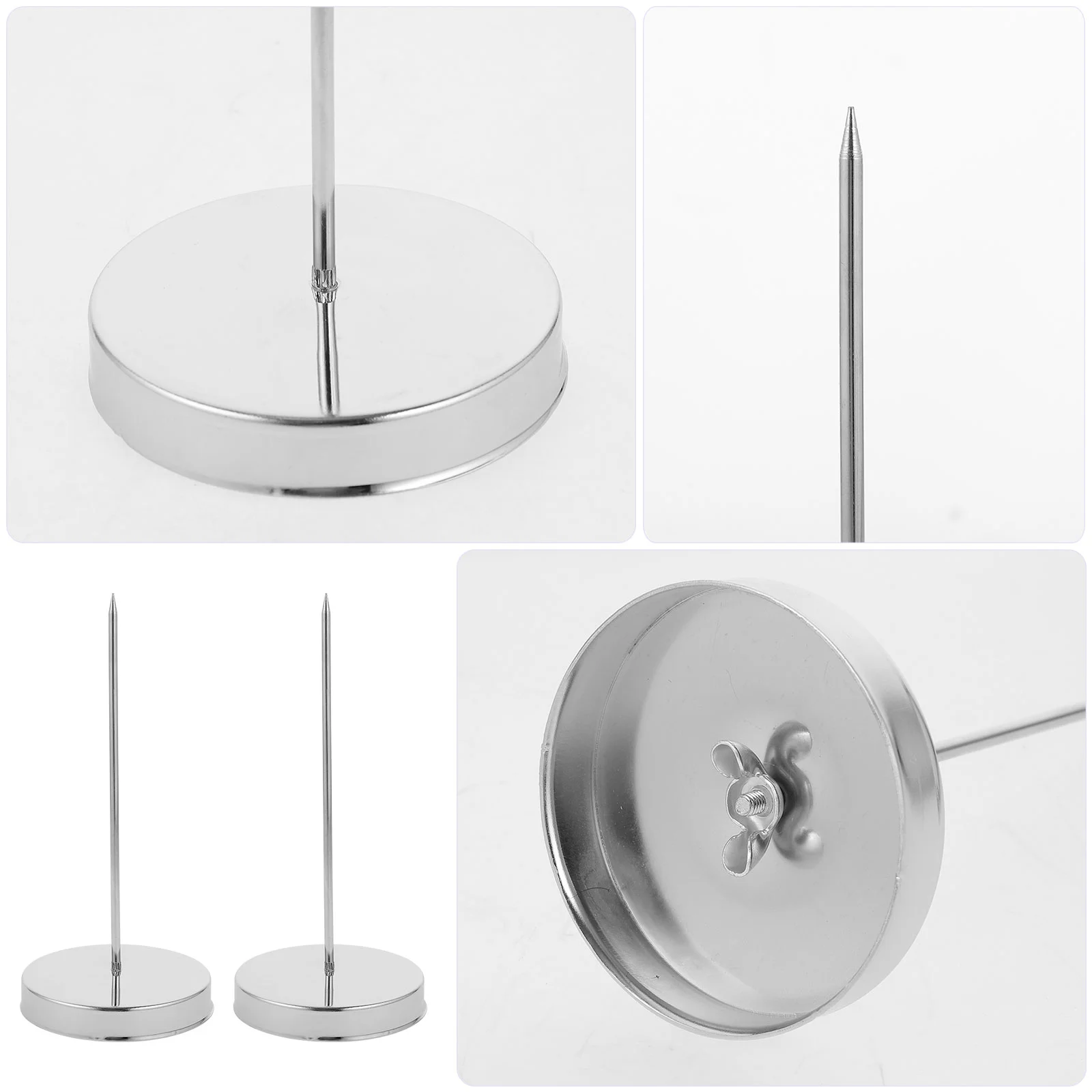 2 шт. настольный держатель для заметок бумага с шипами билетов офисный квитанция