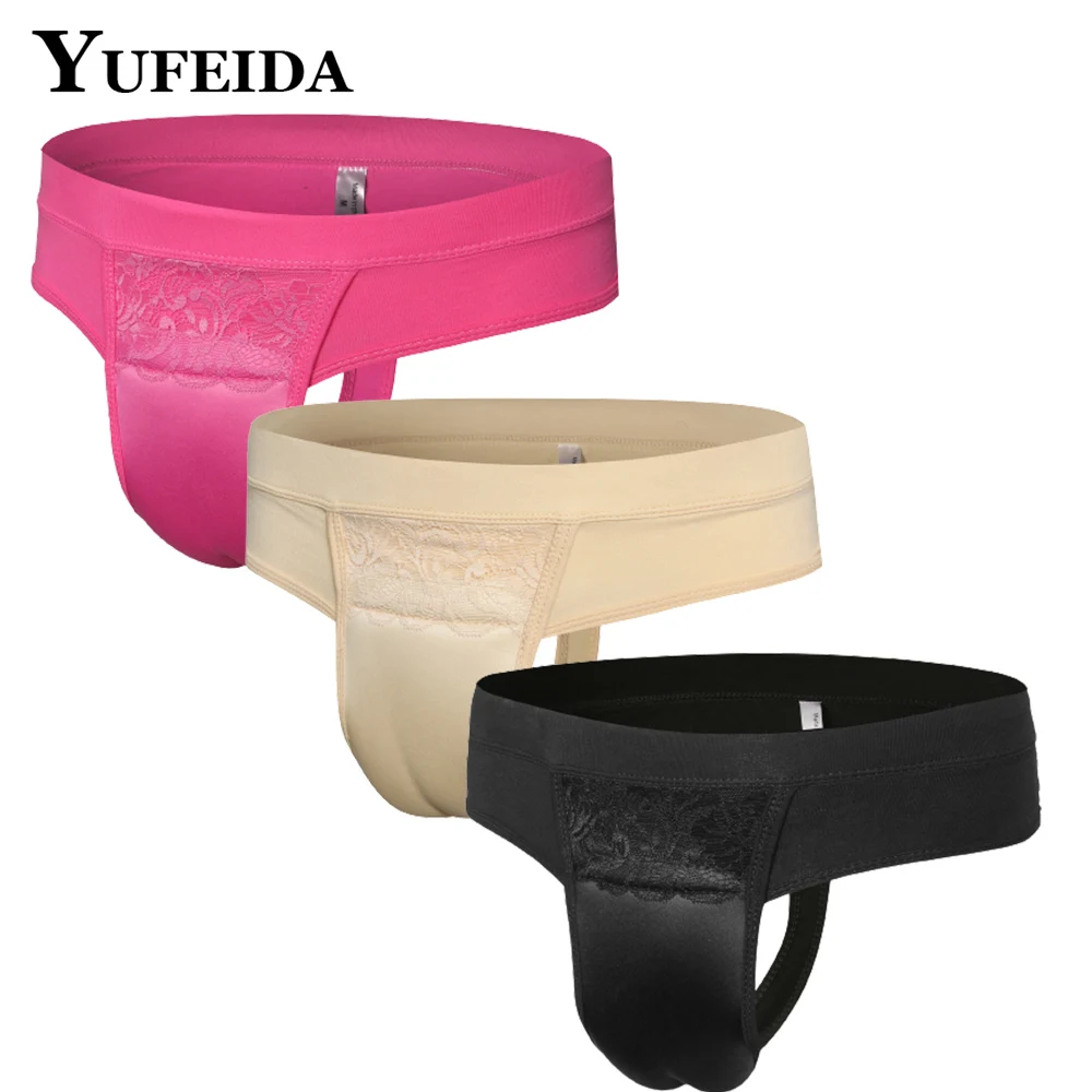 YUFEIDA Men Sissy Fake Vagina Camel Toe Panties Transgender Crossdresser Hiding Gaff Panty Shemale Sexy Gay Fake Vaginal Briefs