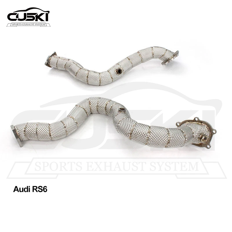 CUSKI канальная труба для AUDI S6 S7 RS6 RS7 C7 2013-2015 4 0 T высокая пропускная способность/с