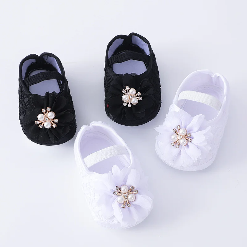 

Newborn Infant Baby Girl Summer Kids Shoes Soft Sole Toddler Anti-slip Solid Color First Walkers Children Sweet Princess Shoes