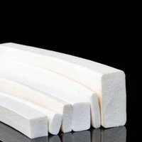 123meters silicone rubber sponge strip white foamed seal foam square high temperature resistant anti skid anti freezing