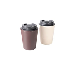 350ml plastic tumbler with lid coffee cup reusable straw cold cup water drink matte mug drinkware hot sell kitchen accessories