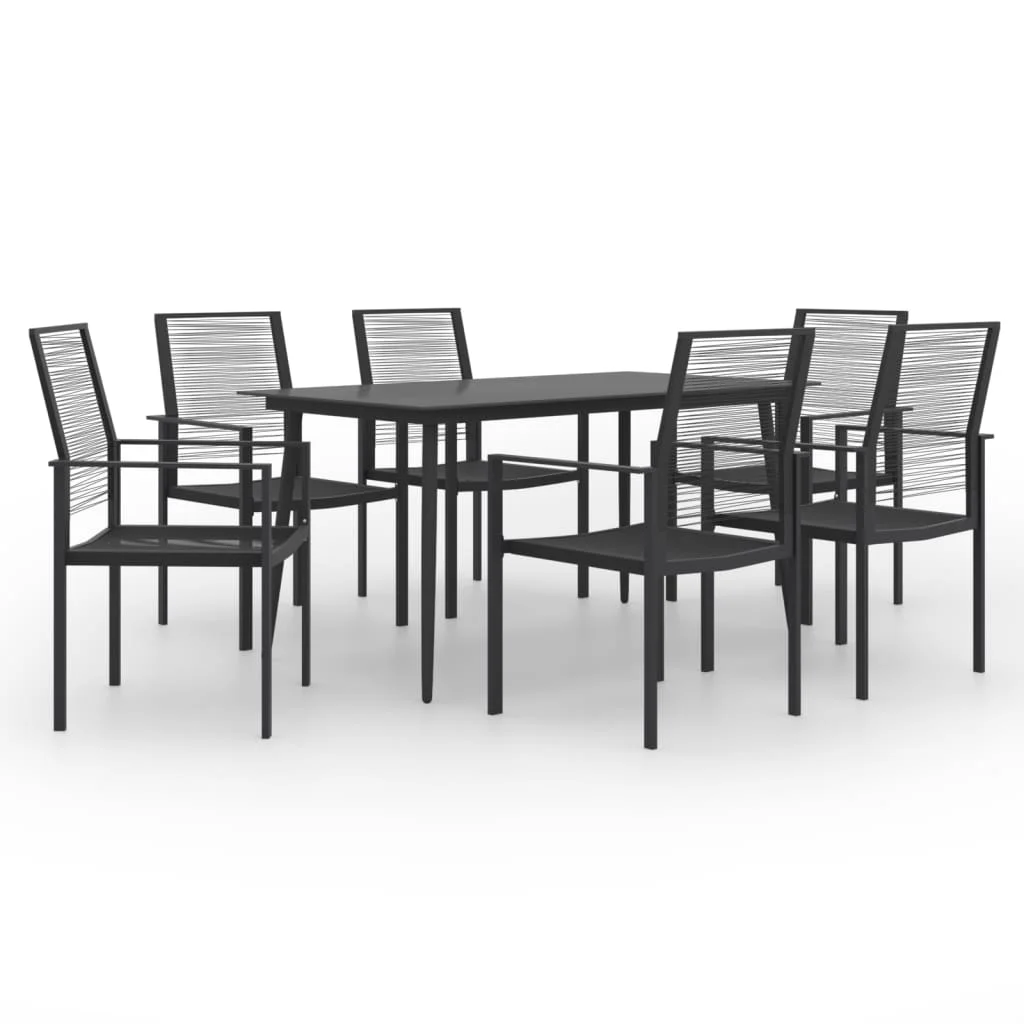 

7 Piece Garden Dining Set,Patio Table and Chair Set,