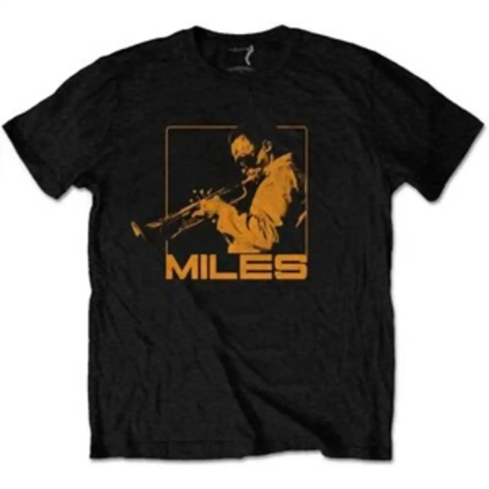 Фото Футболка MILES DAVIS Blowin' T Shirt, ОФИЦИАЛЬНЫЙ МЕРЧАНДАЙЗИНГ, винтажная, с эффектом потертости, унисекс, дизайнерская одежда, уличный стиль, стильная, мягкая. №1