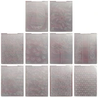 embossing folder clear embossed plate handmade crafts projects making for children adults diy greeting card envelope