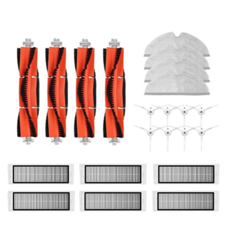 

For Xiaomi Roborock S5 S6 MAX S6 Pure Accessories Vacuum Cleaner Parts Washable Mop Cloth HEPA Filter Main Side Brush