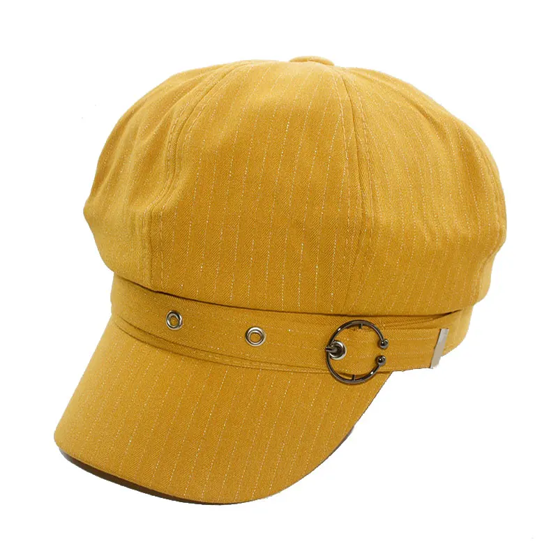 

New Style Popular Color Round Hats Unisex Hat Fisherman Bucket Cap Octagonal Casual Women Stripe Sunscreen Cool Beach Hat