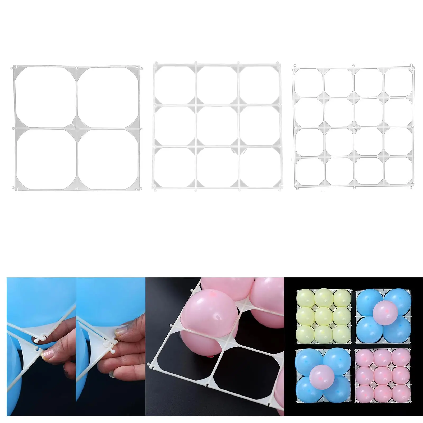 Фон для свадебной стены с воздушными шарами и фотографией