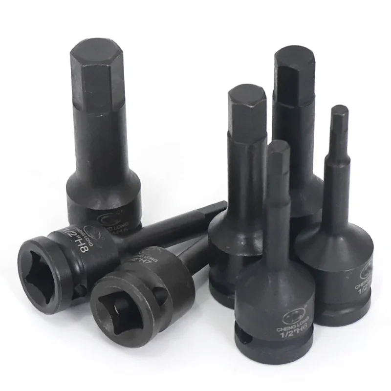 Ударная шестигранная головка 1/2 дюйма с приводом H4 H5 H6 H7 H8 H9 H10 H11 H12 H13 H14 H15 H16 H17 H18 H19