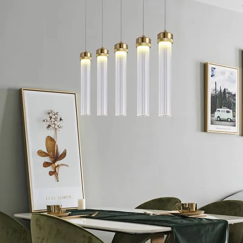 Светодиодные винтажные потолочные подвесные светильники скандинавское стекло