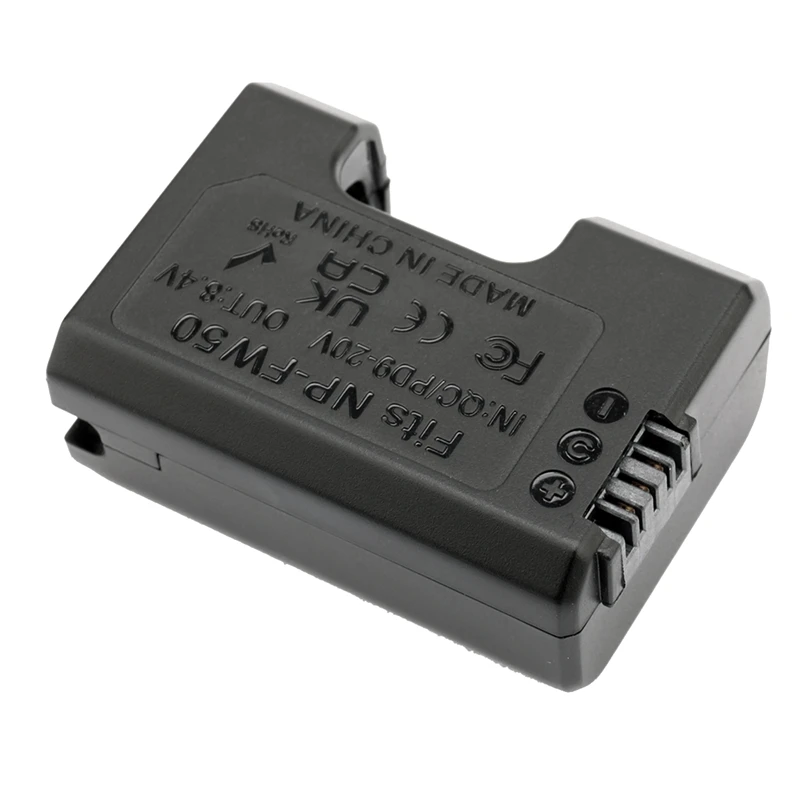 Для сетевого аккумулятора NP FW50 адаптер для фотовспышки фотовспышка 9 В/12 В/15 В/20 в