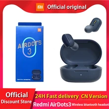 2021 Xiaomi Redmi AirDots 3 Wireless BT 5.2 Fast Charging Earphone Stereo Bass With Mic Handsfree Mi Earbuds For iPhone