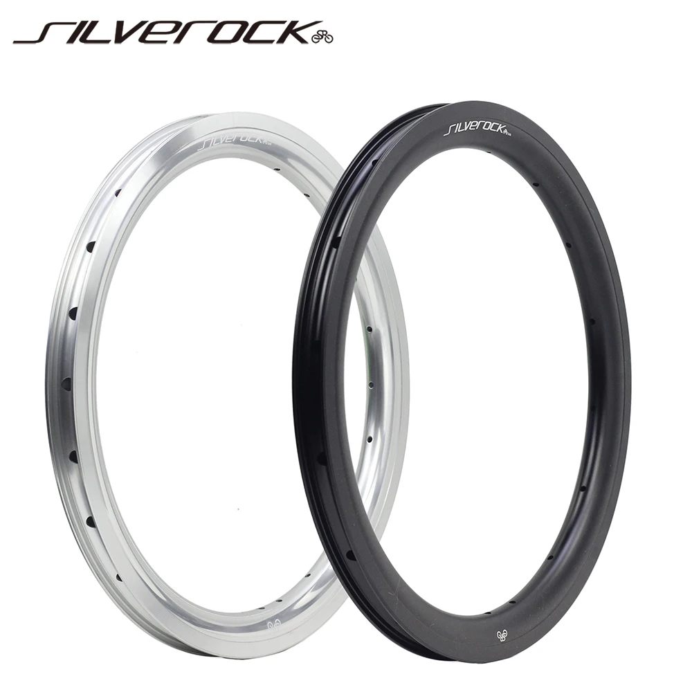 SILVCEROCK SR30A Alloy 16 inch 349 Rim for Brompton Fnhon Gust Zephyr Trikle 3sixty Folding Bike High Profile Bicycle Rims