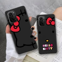 alphabet cute hello kitty phone case for xiaomi mi note 11 10 9 8 11x lite 9t cc9 poco m3 x3 pro se