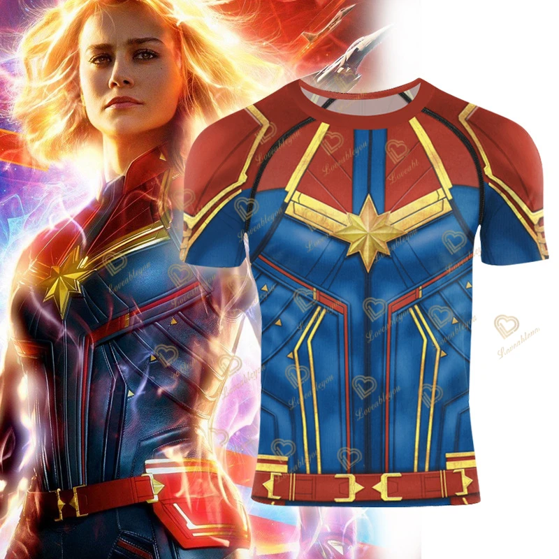 

Superhero Compression Quick Dry T-shirt Sport Skinny Short Tee Shirt Unisex Gym Fitness Bodybuilding Workout Black Tops Clothing