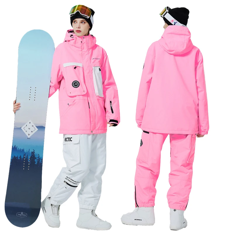 Женская водонепроницаемая лыжная куртка и брюки