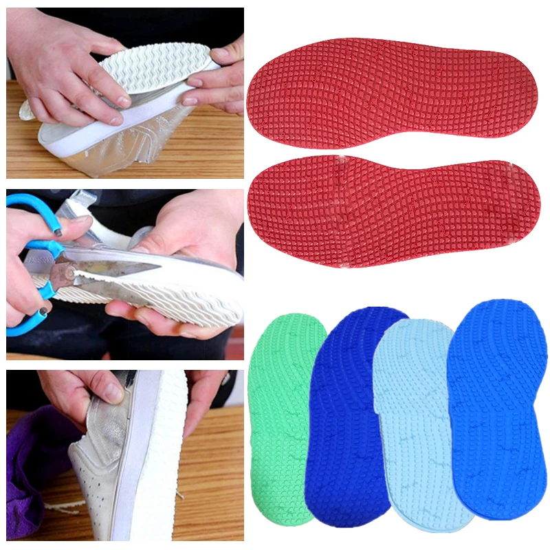 

Practical Sole Repair Materials Rubber Shoe Pieces Non-slip Wear-resistant Sole Stickers Repair Sheet Shoes Protector Stickers