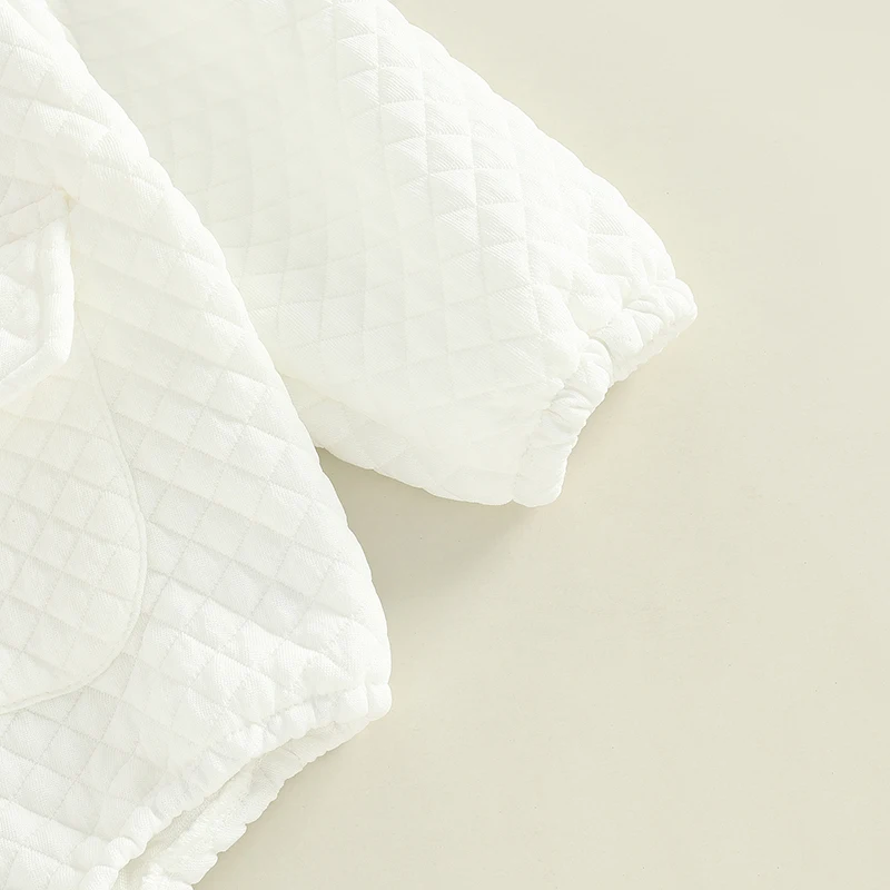 

Miolasay Infant Newborn Baby Casual Long Sleeve Jumpsuit Hooded Rompers with Pockets Fall Winter Clothes