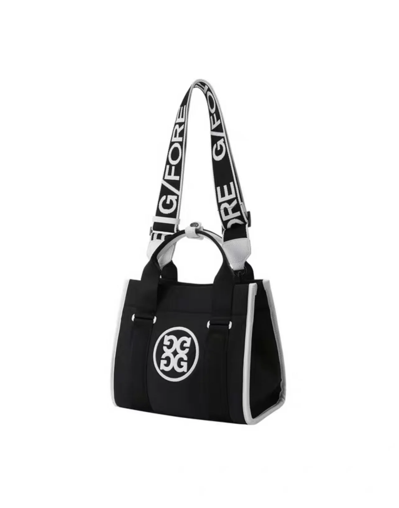 New Golf bag Men's and women's stylish Versatile Sports Store Golf crossbody bag Black and white outdoor sports and leisure bag
