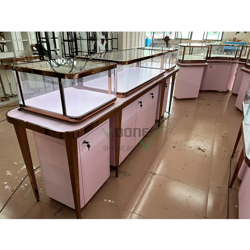 На заказ. Современный роскошный декоративный выставочный зал для ювелирных