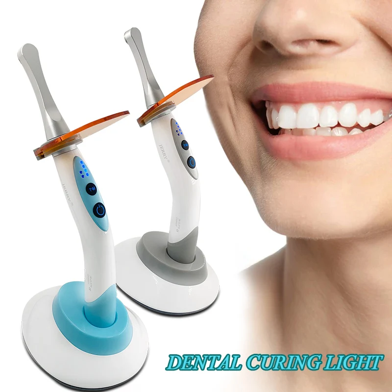 

GHMall 1S Blue Light Wireless Dental Curing Light Metal Head 3 Working Modes Wave Length 385-520nm