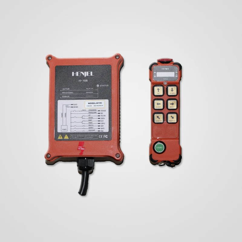 

H106 Transmitter and Receiver wireless industrial remote control for crane and lift machinery