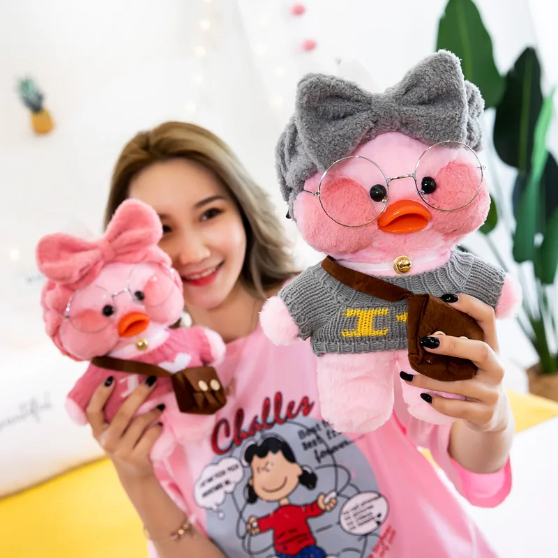 30 см Lalafanfan Cafa Mimi желтая утка кавайные Мультяшные животные плюшевые игрушки