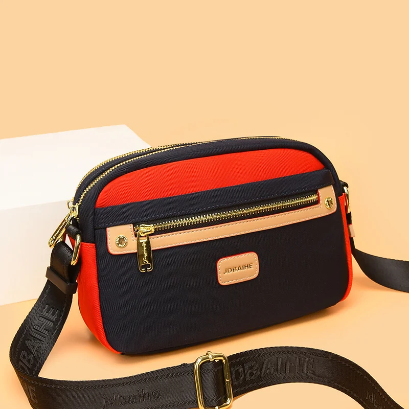 

2023 Spring And Summer New Messenger Bag Women's Simple Waterproof Soft Cloth Shoulder Bag Women's Fashion Bags
