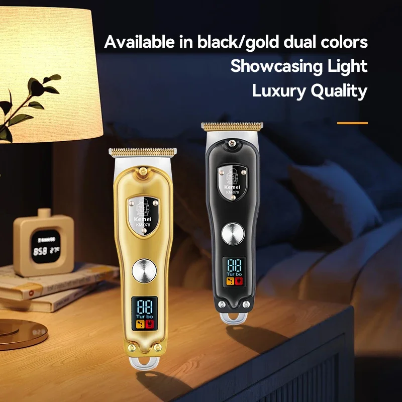 Профессиональный беспроводной триммер для волос Kemei профессиональные машинки