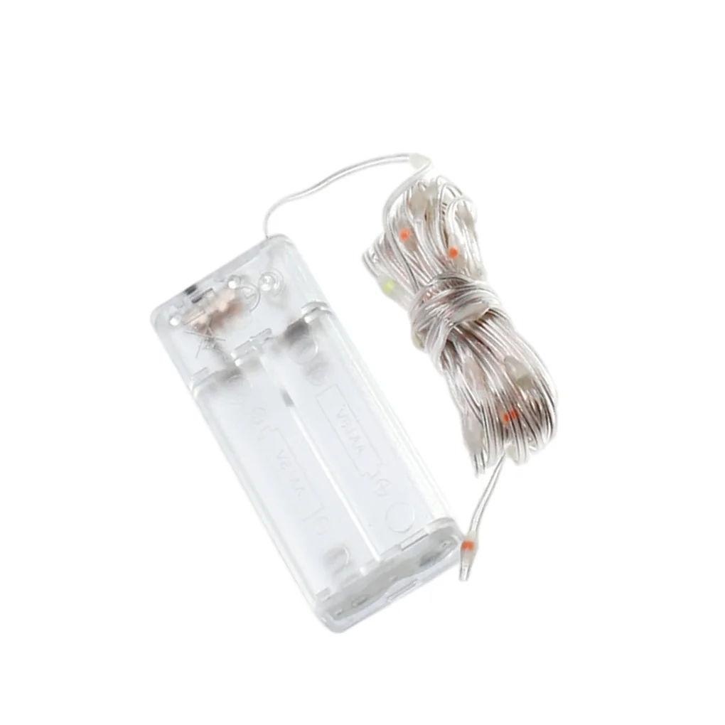 

1/2/3/5 String Lamp Festival Decorations Battery Operated Light Chain Atmosphere Layout Props Decorative Lighting Colorful/4