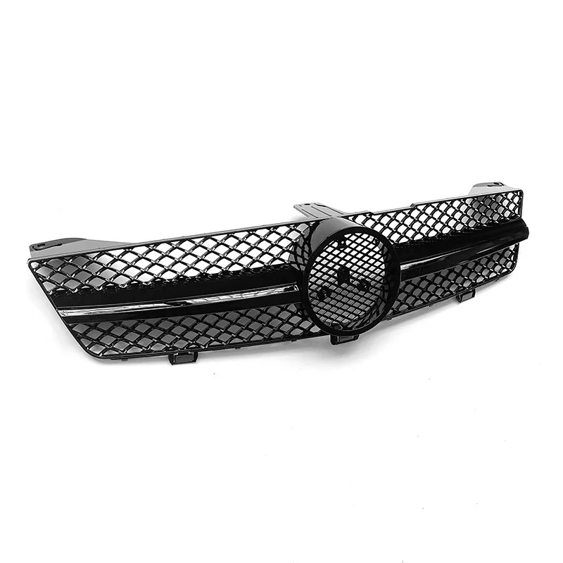 Фото Для MERCEDES BENZ CLS Class W219 CLS350 CLS500 CLS550 SLS600 CLS63 AMG 2008-2010: Передняя гоночная решетка бампера, центральная решетка капота №3