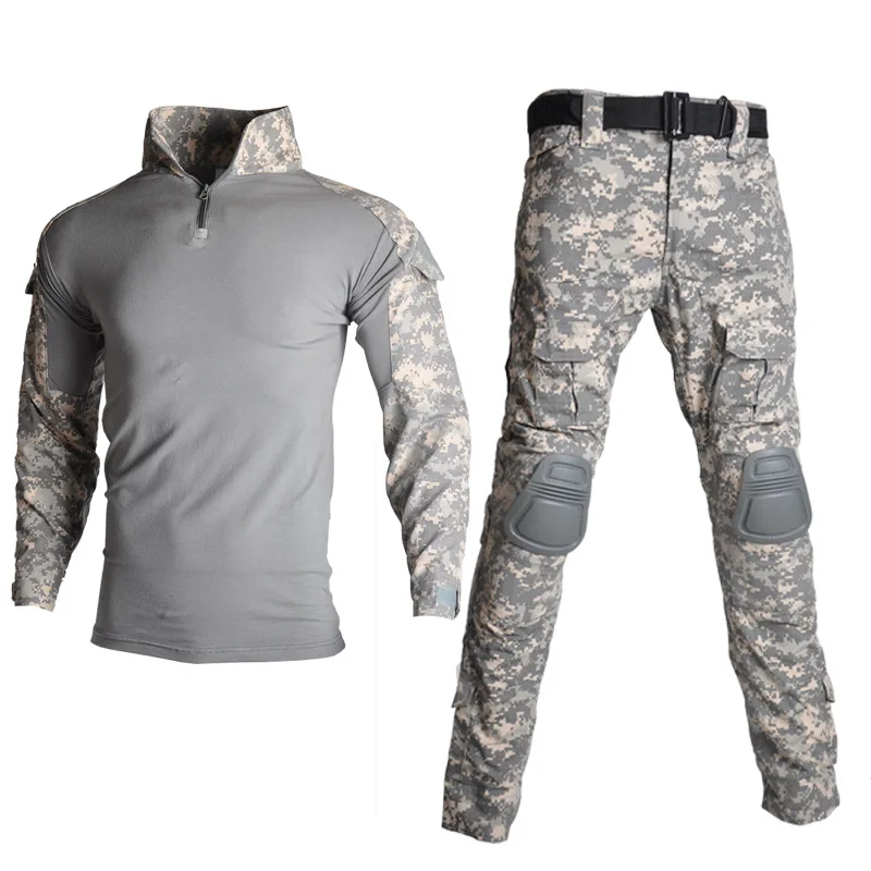 

Men G3 Military Tactical Trousers CP Camouflage Multicam Cargo Knee Pads PantS Work Clothing Combat Uniform Airsoft Army Shirts